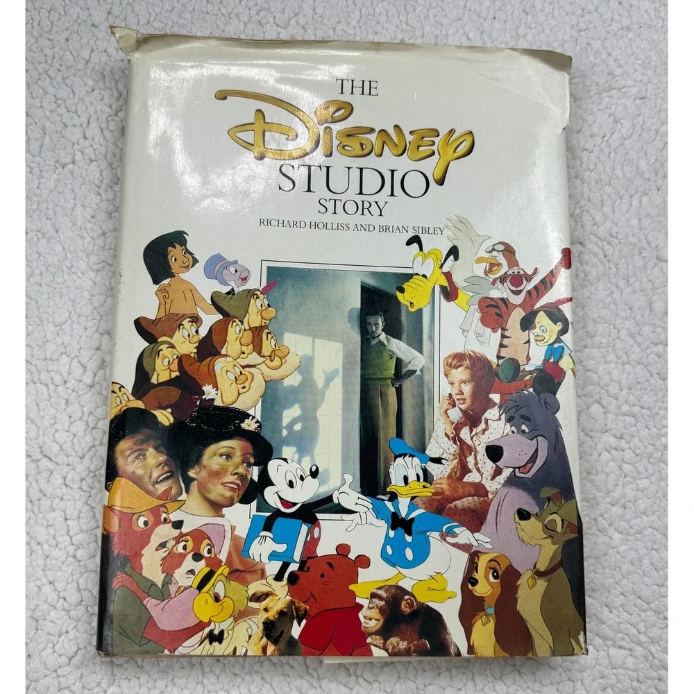 The Disney Studio Story Hardcover Book Richard Holliss Brian Sibley 1988 ISBN